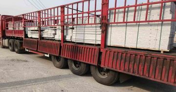 巴彦淖尔 白麻荔枝面外墙干挂，工厂装车日常