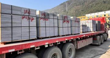 巴彦淖尔 芝麻灰地铺石出货日常