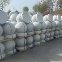 巴彦淖尔 白麻花岗岩石材圆球，石球，挡车球，隔离球，景观石球，风水球等