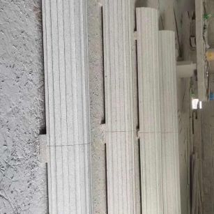 巴彦淖尔 花岗岩厂家带你看白麻花岗岩门楼大柱柱皮