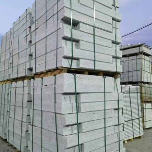 巴彦淖尔 芝麻白花岗岩路沿石，路缘石，路肩石，道牙，立缘石，马路牙子，街沿石，侧石等