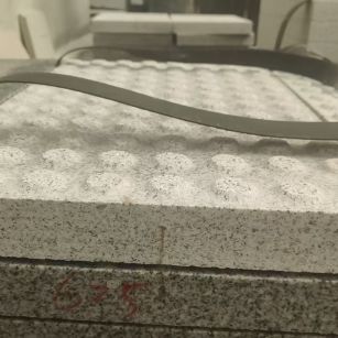 巴彦淖尔 芝麻白花岗岩6.0公分荔枝面五轴加工雕刻盲点