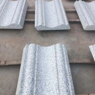 巴彦淖尔 白麻花岗岩光面别墅线条