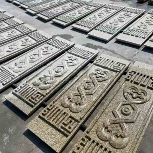 巴彦淖尔 黄金麻花岗岩外墙雕刻板