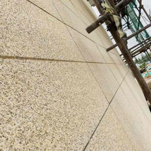 巴彦淖尔 黄金麻花岗岩荔枝面外墙干挂石材效果示例