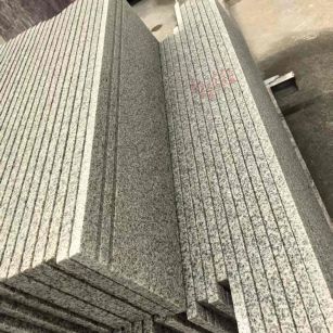 巴彦淖尔 白麻荔枝面花岗岩楼梯踏步