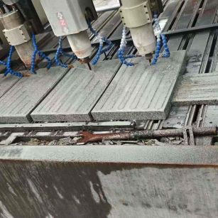 巴彦淖尔 芝麻白花岗岩荔枝面盲道雕刻