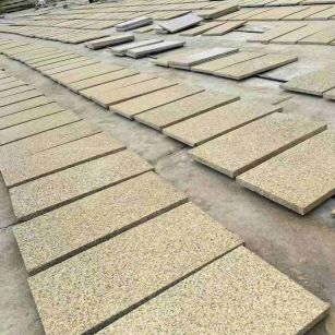 巴彦淖尔 黄金麻荔枝地铺石面排板