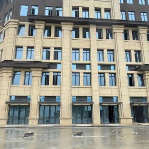 巴彦淖尔 黄金麻花岗岩荔枝面小区外墙干挂