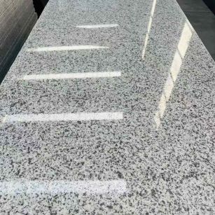 巴彦淖尔 白麻花岗岩光面毛板