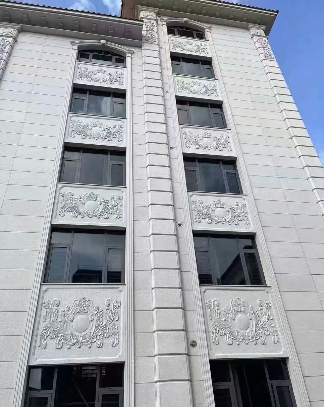 巴彦淖尔 白麻荔枝面花岗岩别墅外墙干挂