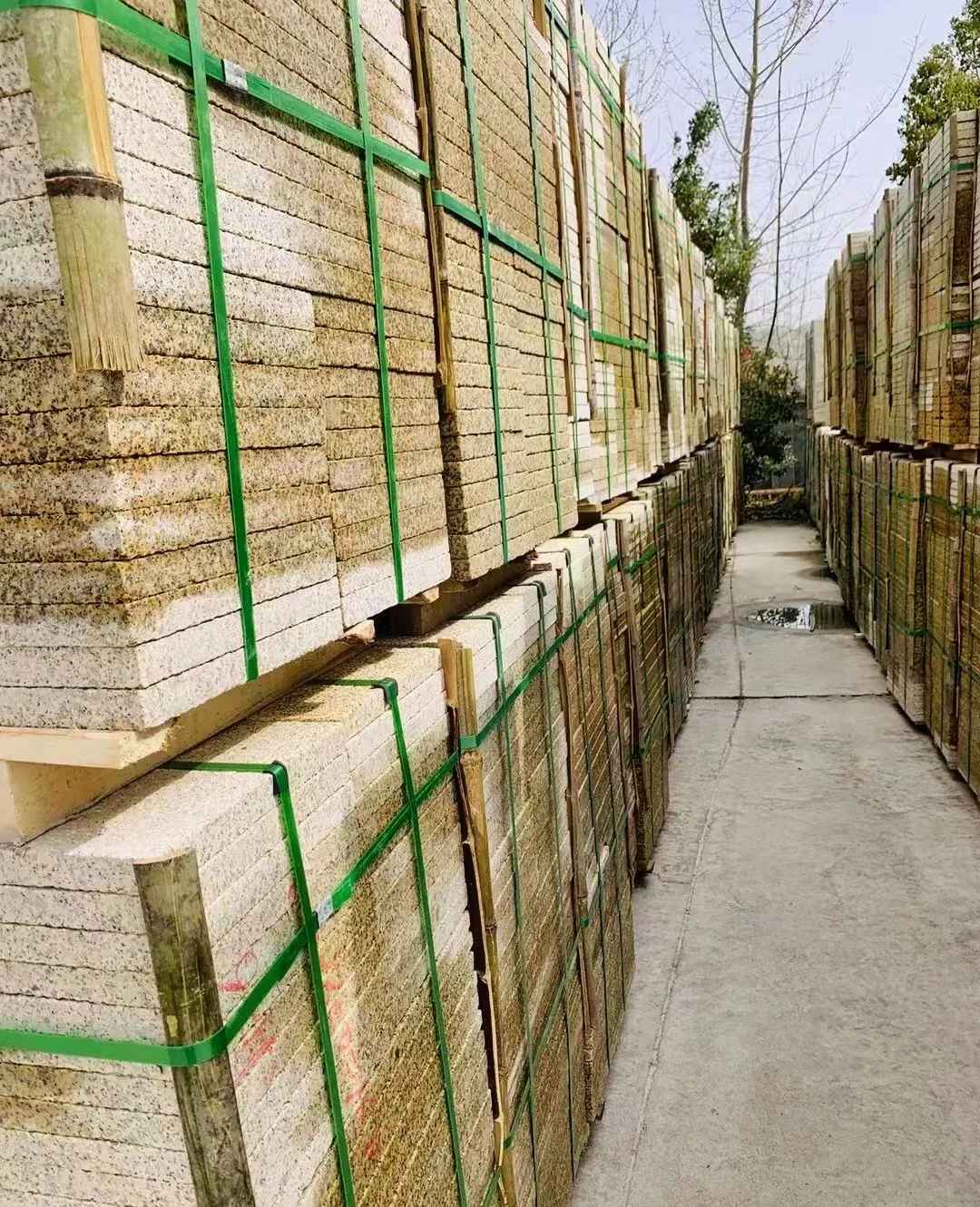 巴彦淖尔 黄金麻花岗岩荔枝面地铺石