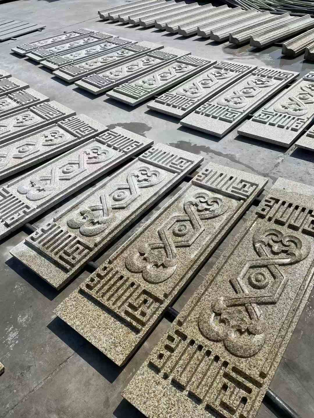 巴彦淖尔 黄金麻花岗岩外墙雕刻板