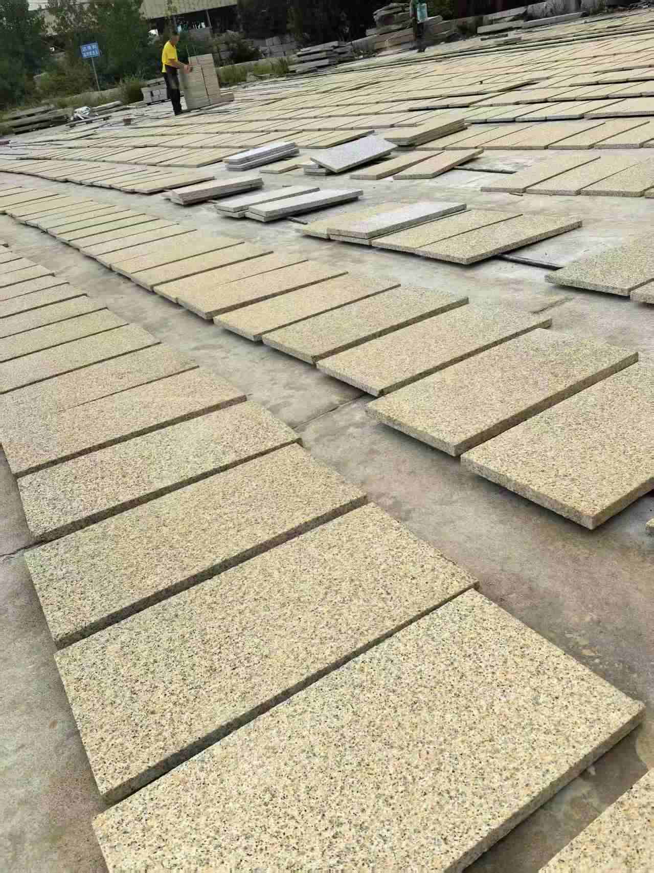 巴彦淖尔 黄金麻荔枝地铺石面排板