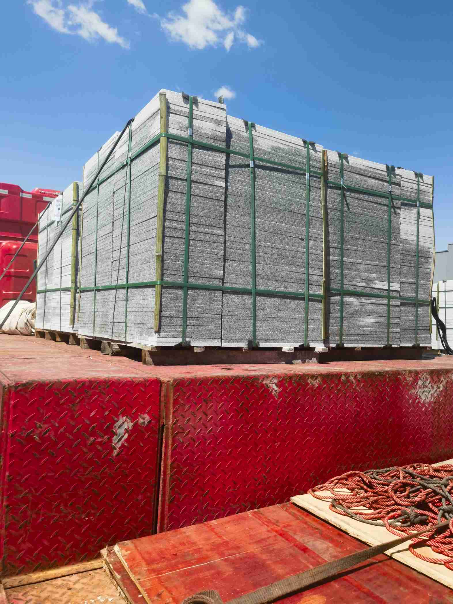 巴彦淖尔 芝麻白火烧规格板地铺石300*600/600*600