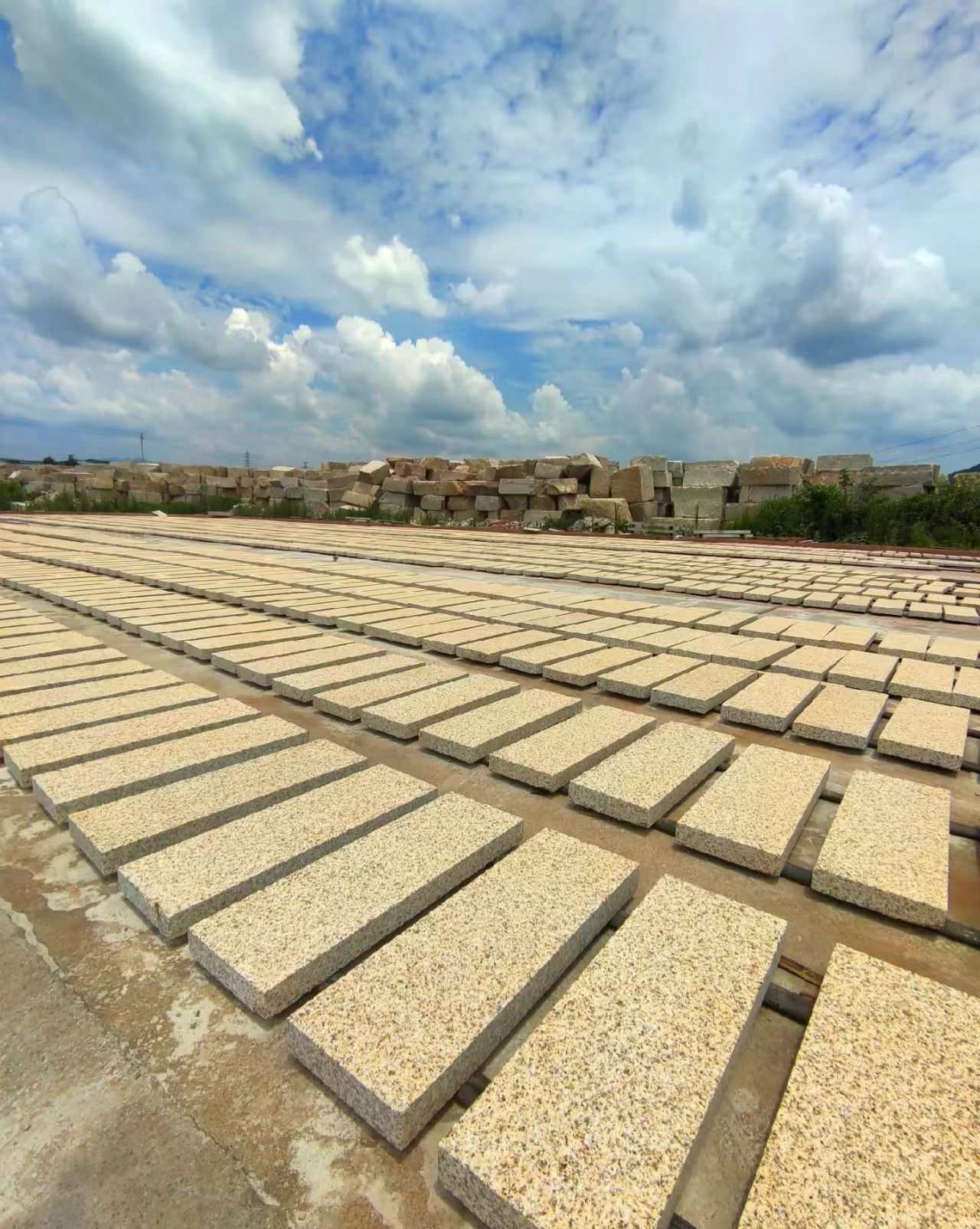 巴彦淖尔 黄金麻花岗岩荔枝面地铺石防护中