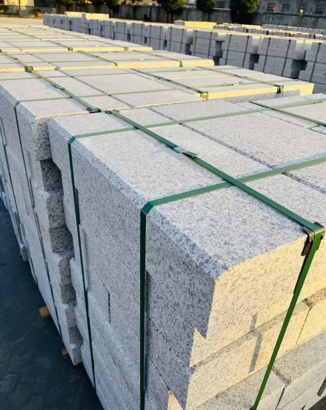 巴彦淖尔 白麻花岗岩路沿石，马路牙子，路缘石，平石，立缘石等